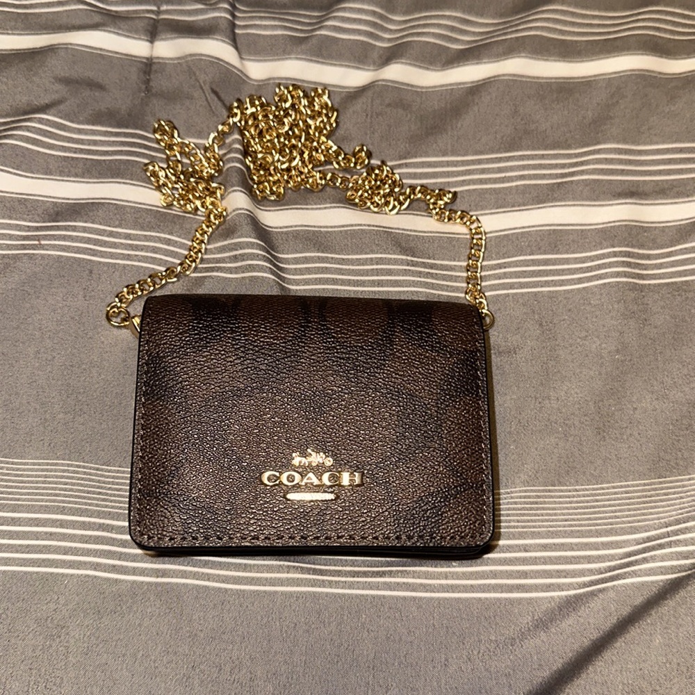 Coach Wallet on a chain